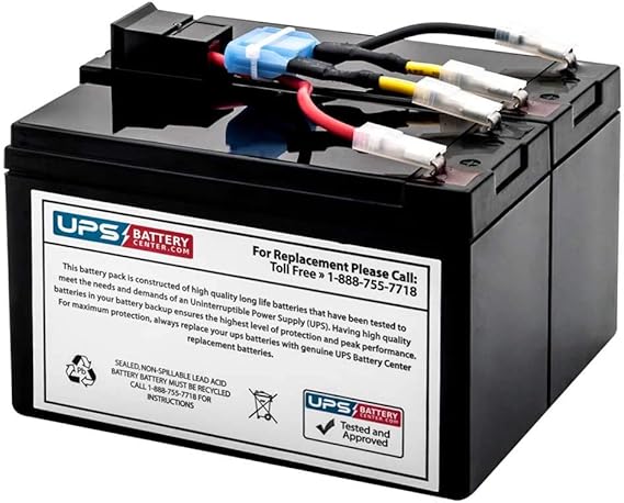 SMT750 - APC Smart-UPS 750VA LCD 120V Compatible Replacement Battery Cartridge by UPSBatteryCenter