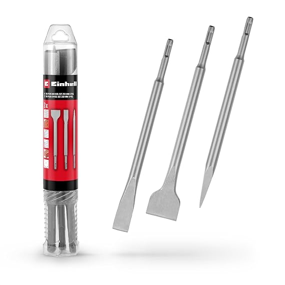 Einhell 3-Piece SDS Plus Chisel Set 250 mm