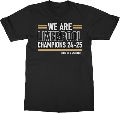 We are Champions 24-25 Liverpool-Inspired Unisex T-Shirt
