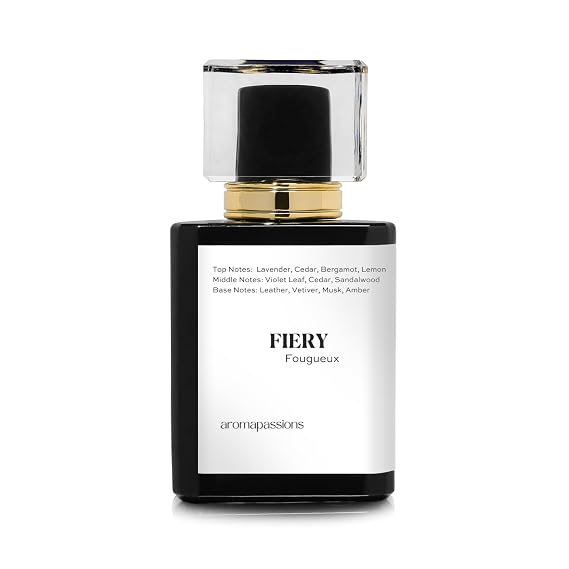 aromapassions FIERY | Inspired by D. FAHRENHEIT | Pheromone Perfume for Men | Extrait De Parfum | Long Lasting Dupe Clone Essential Oils Fragrance | Perfume De Hombre | (30 ml / 1 Fl Oz)