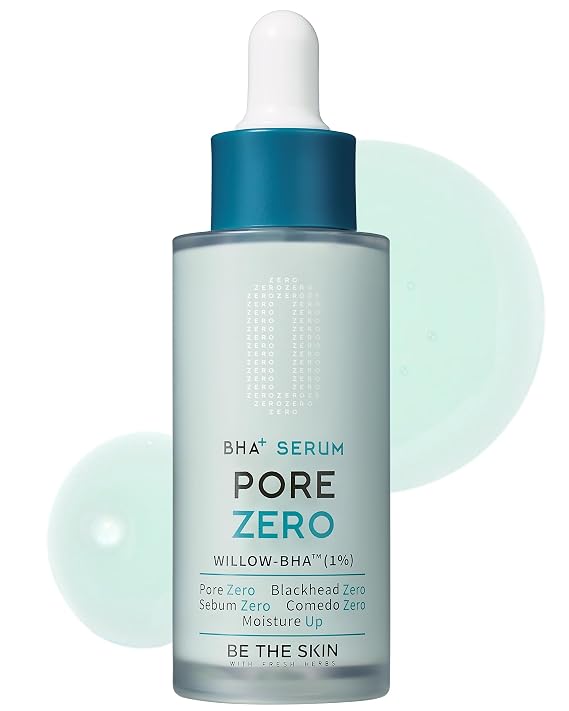 BE THE SKIN Pore Zero BHA Serum for Blackheads, AHA + Cica, 1.01 fl oz