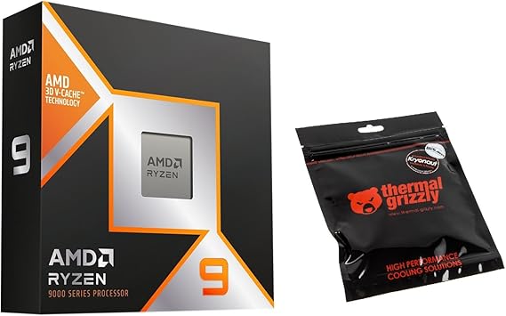 Bundle AMD Ryzen 9 9950X3D Granite Ridge AM5 4.30GHz 16-Core Boxed Processor - Thermal Paste Included