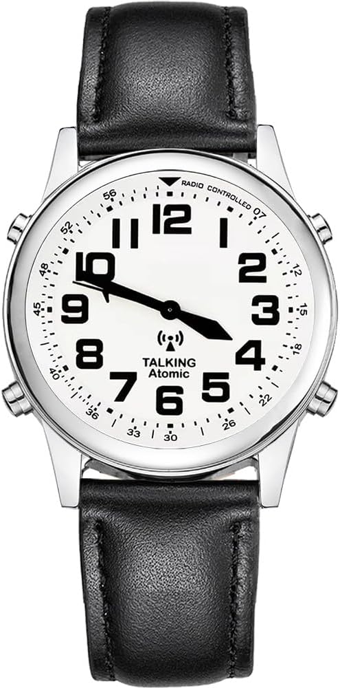 English Talking Men's Watch for Elderly, Low Vision or Visually Impaired