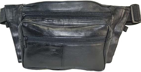 Leather Gun Holder Belt Bag