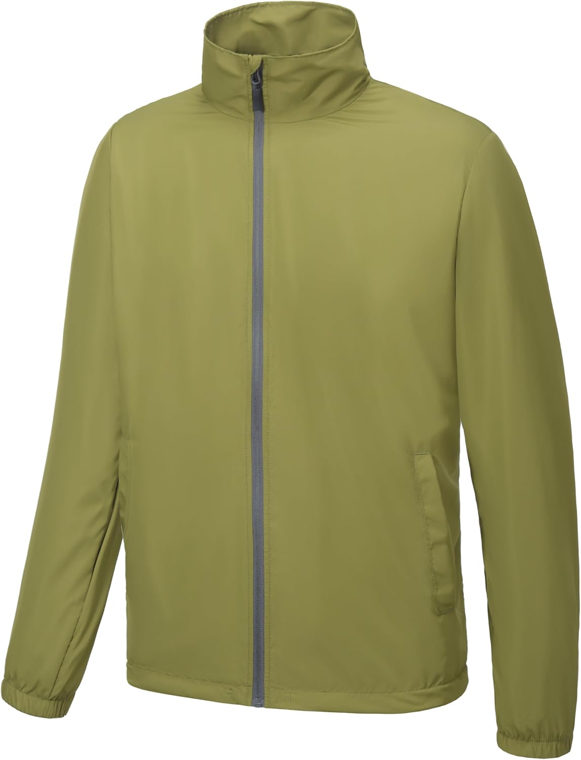 Little Donkey Andy Men’s Lightweight Breathable Windbreaker Golf Jacket UPF50 Windproof Outdoor Running Coat