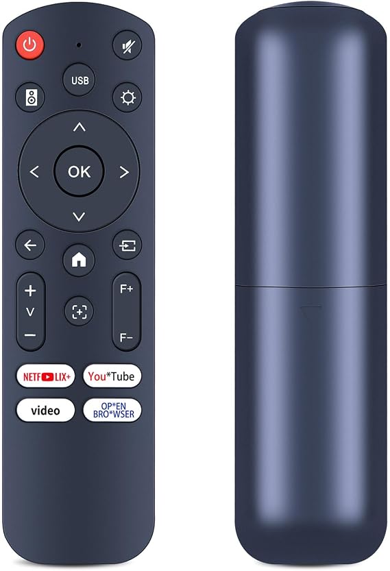 RETROSUN Replacement Remote Control Compatible with Polocsh P7 4K Mini Portable Projector, for KOGATA GC355 Projector, for AUBOR MENTECH P2, for WiMiUS P61 PRO, for XuanPad V18, for Goiaey GO2