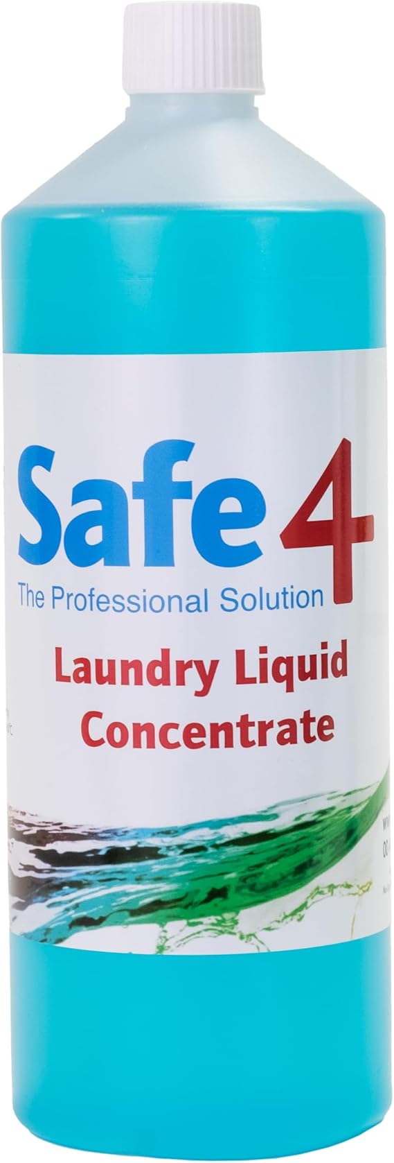Safe4 Hypoallergenic Laundry Detergent | Safe for Allergies | Eco-Friendly & Effective for Clothes, Animal & Human Bedding, and Work Uniforms (Pack of 1, 1L)