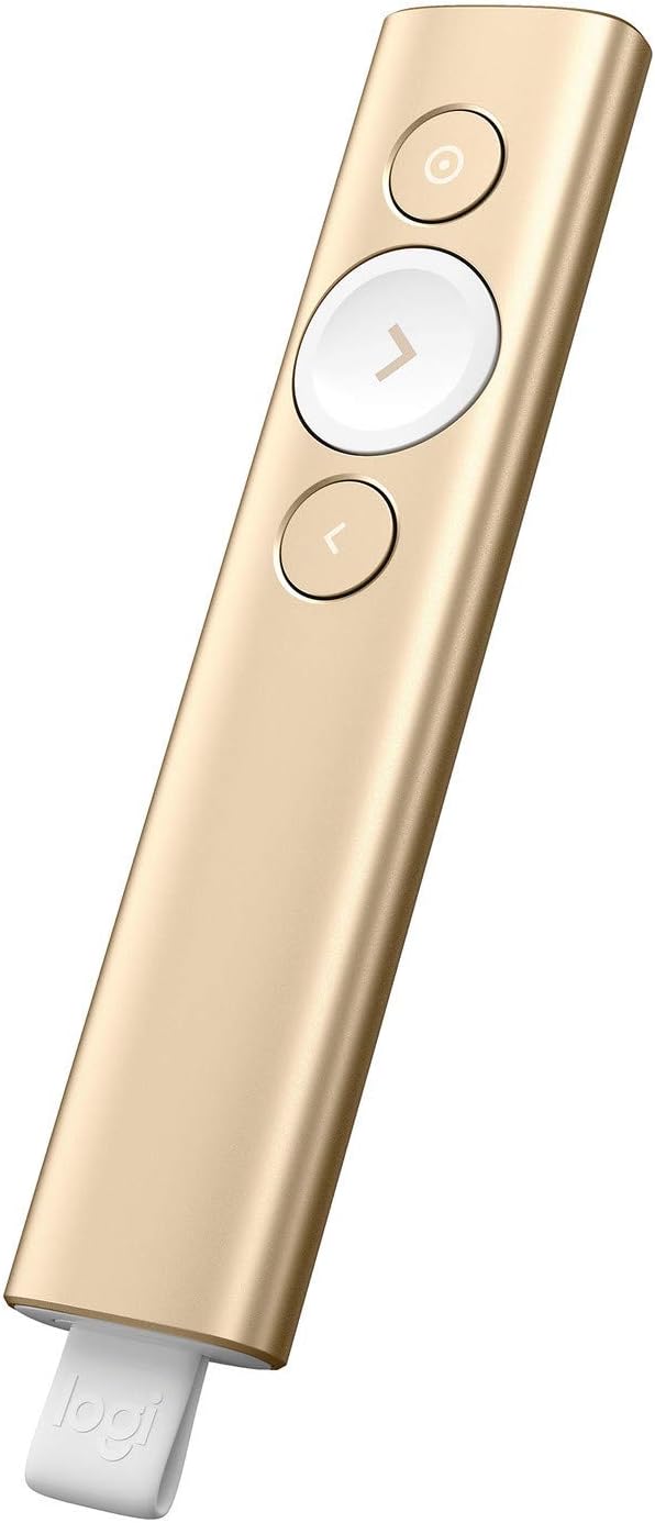 Logitech Spotlight Presentation Remote, Gold