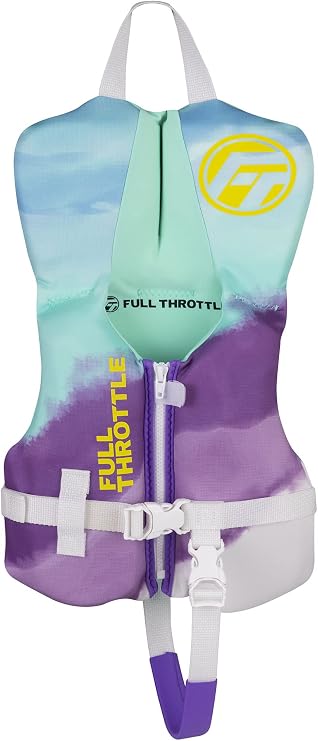 Full Throttle Rapid Dry Flex-Back Infant Life Jacket U.S. Coast Guard and Transport Canada Approved, fits Infants Less Than 30 pounds