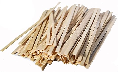 Concession Essentials 5.5" Disposable Wooden Coffee Stirrers - Box of 2,000ct