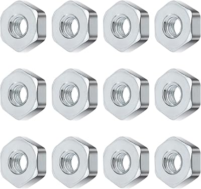 Pack of 12 Sprocket Cover Bar Nut for Stihl MS017 MS240 MS170 MS171 MS180 MS200 MS210 MS230 MS250 MS290 0000 955 0804 Chainsaw