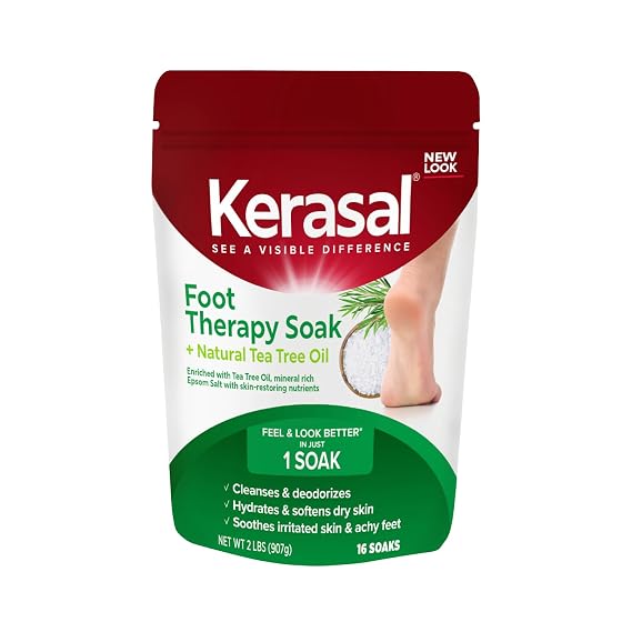 Kerasal Foot Therapy Soak, Epsom Salt, Soothing Foot Care, 2 lb