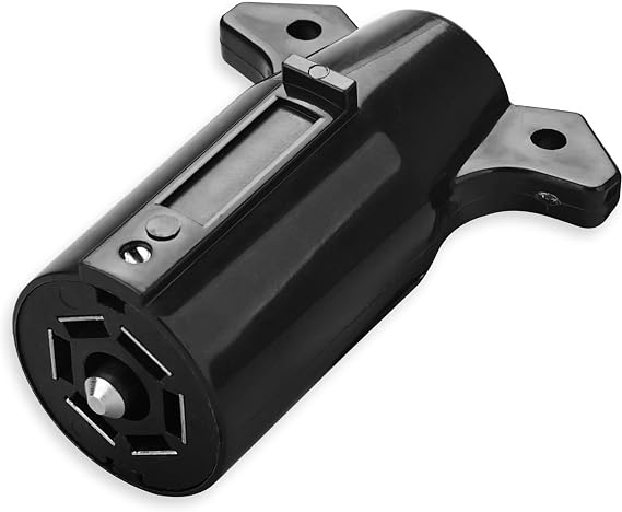 RVGUARD 7 Pin Trailer Plug, Replacement Trailer Side Connector