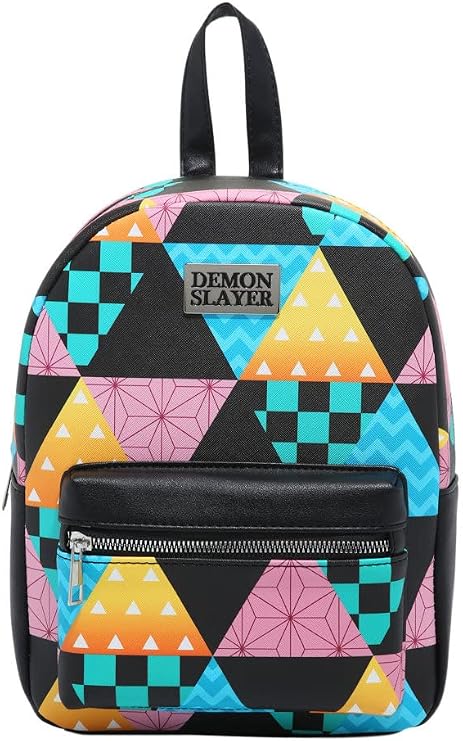 Demon Slayer: Kimetsu No Yaiba Patchwork Mini Backpack