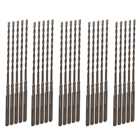 25PC, Rotary Drill Bit,SDS Plus Bits, 3/8"" x 6"", Masonry Drill bit Set, SDS Hammer Bits