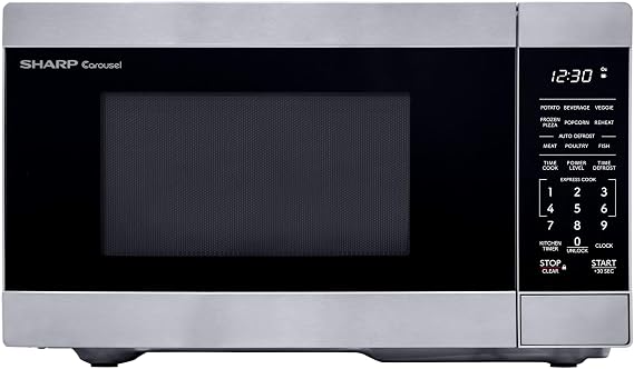 Sharp SMC0962KS 0.9 cu. ft. 900W Stainless Steel Countertop Microwave Oven