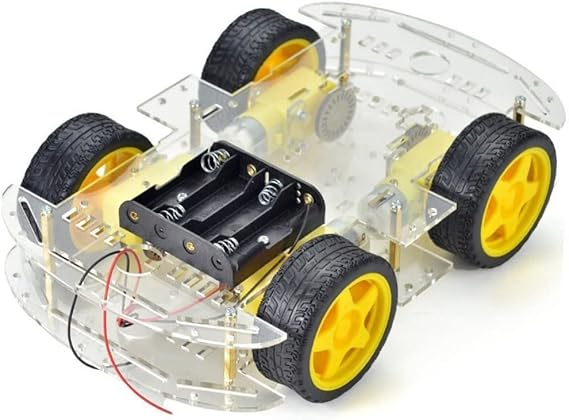 Arduino 4wd Robot Car Platform Kit Set Transparent