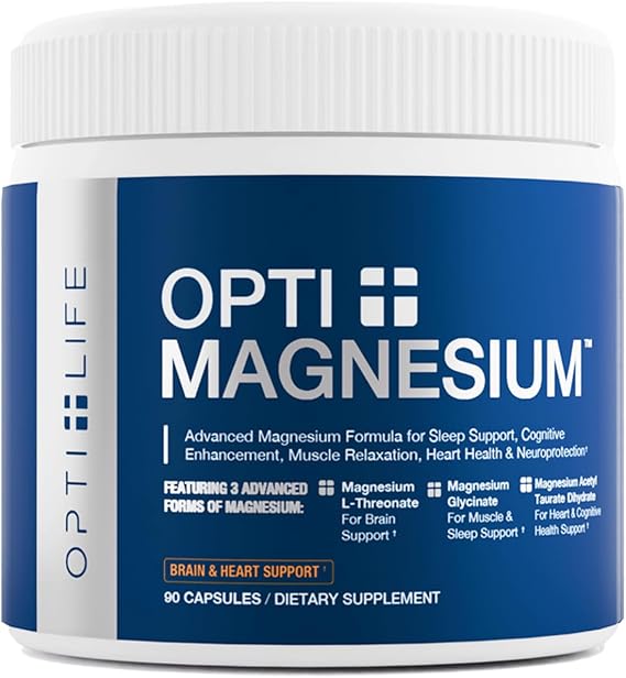 Opti+ Triple Magnesium Complex Supplement, 90 Capsules/30 Servings