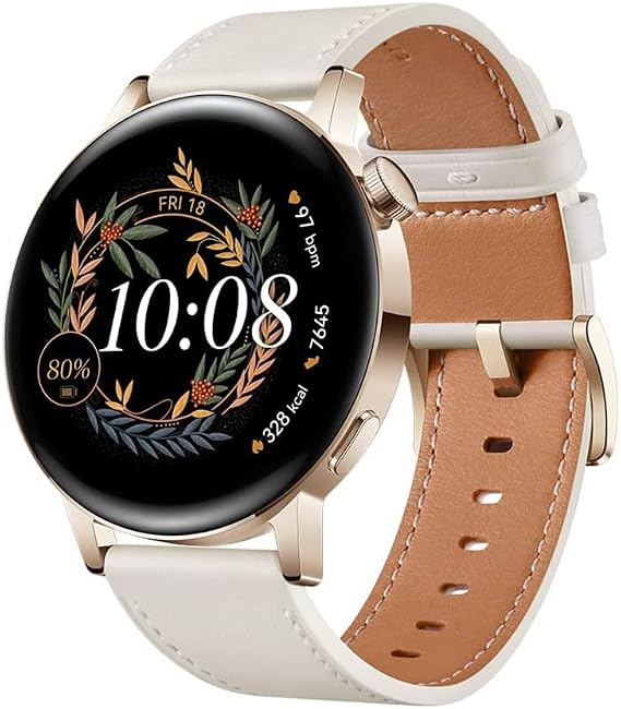 HUAWEI Watch GT 3 Elegant Akıllı Saat, 42 mm, Beyaz