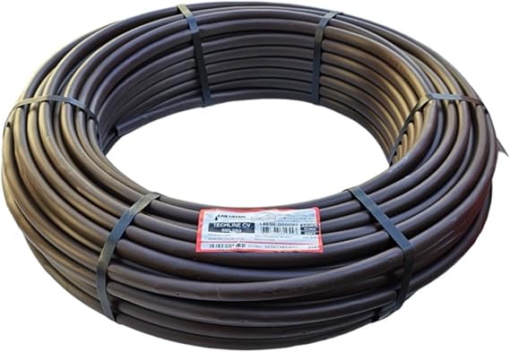 Netafim Techline CV 17mm Emitter Tubing, 12" Spacing, 0.6 GPH | TLCV6-1201 | pressure-compensating dripline | (250')