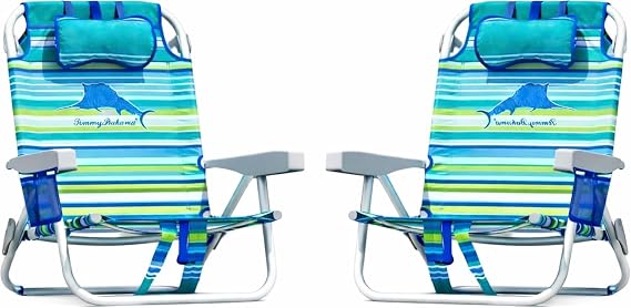 Tommy Bahama 2 Backpack Beach Chairs Stripes 2020 (2Pack)