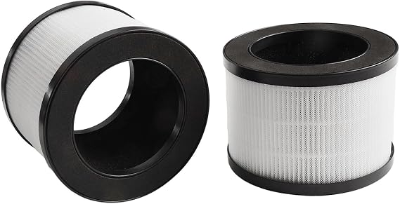 2 Pack H13 True Replacement Filter for Tolife TZ, FreAire 6391RGB, for AROEVE MK01/MK06, for KLOUDI DH-JH01 Air Purifier 3 in 1 with Activated Carbon