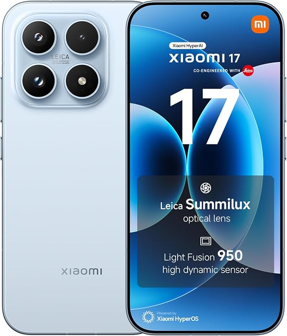 XIAOMI 17 Smartphone 12+512GB Ice Blue Leica Summilux Optical Lens