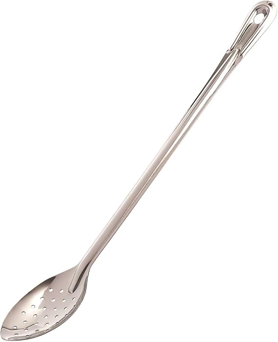 Browne 18" Extra-Long Handled Perforated Serving Spoon