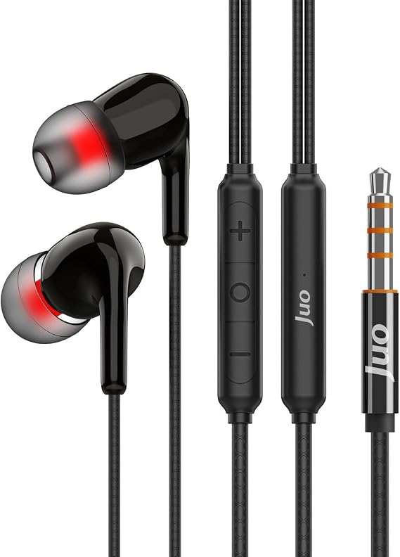 Juo 3.5mm Jack Girişli Mikrofonlu Kablolu Kulak İçi Kulaklık