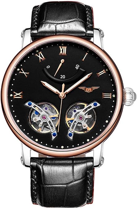 CARLIEN Double Tourbillon Automatic Watch Men Big Dial Sport Waterproof Wristwatch