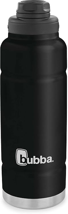 Bubba Trailblazer, Vacuum-Insulated Stainless Steel Water Bottle, 40oz., Licorice