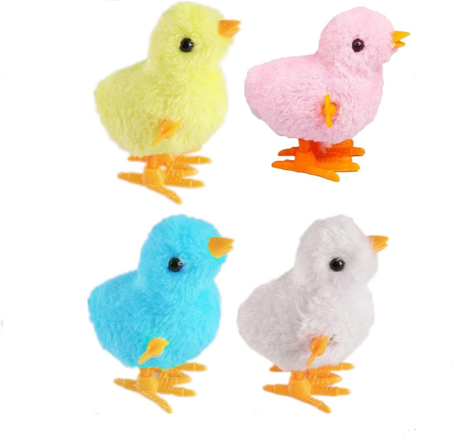Easter Plush Chick Toys, Clock Hen Toys, Mini Chick Set, Easter Kids Gifts