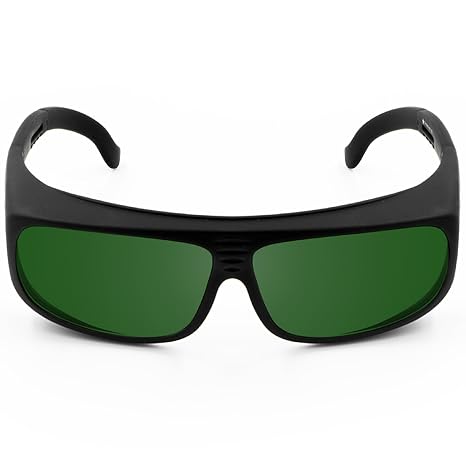 NoIR Laser Safety Glasses, Comfortable Fitover Design for Men Women, 3PL_38 | Lightweight Safety Glasses, Protective Eyewear for Aesthetic, Forensic, Fluorescence & Forensic Applications