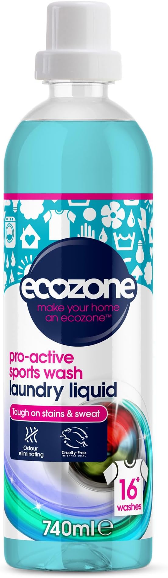 Ecozone Pro-Active Sports Detergent 750ml
