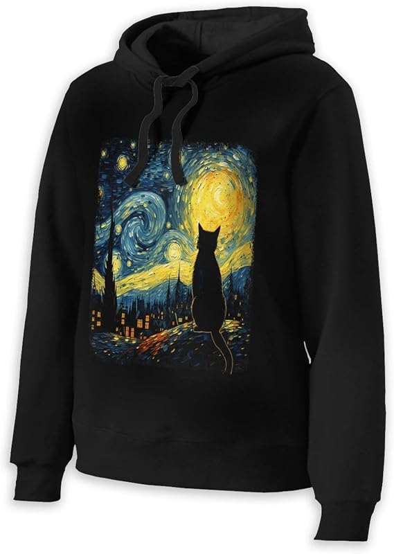 Womens Hoodies Long Sleeve Pullover Fleece Hooded Loose Casual Sweatshirts No Pockets