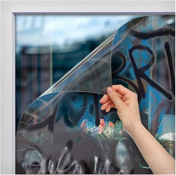 BDF AG4M Window Film Graffiti Protection 4 Mil Clear - 60in X 15ft
