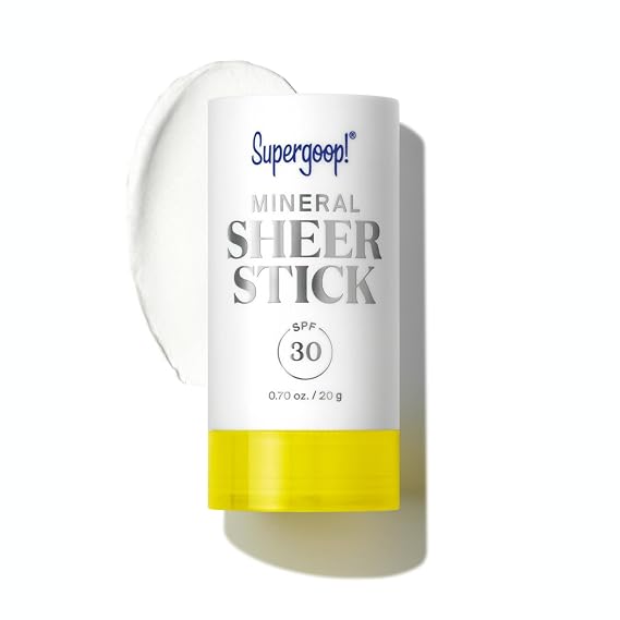 Mineral Sheer Stick SPF 30 by Supergoop for Unisex - 0.7 oz Sunscreen