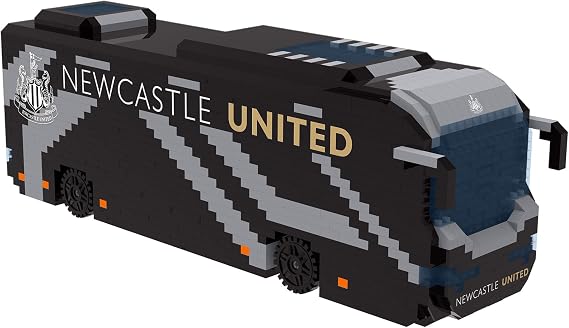 FOCO Officially Licensed Newcastle United FC BRXLZ 3D Bricks Coach Construction Toy Model