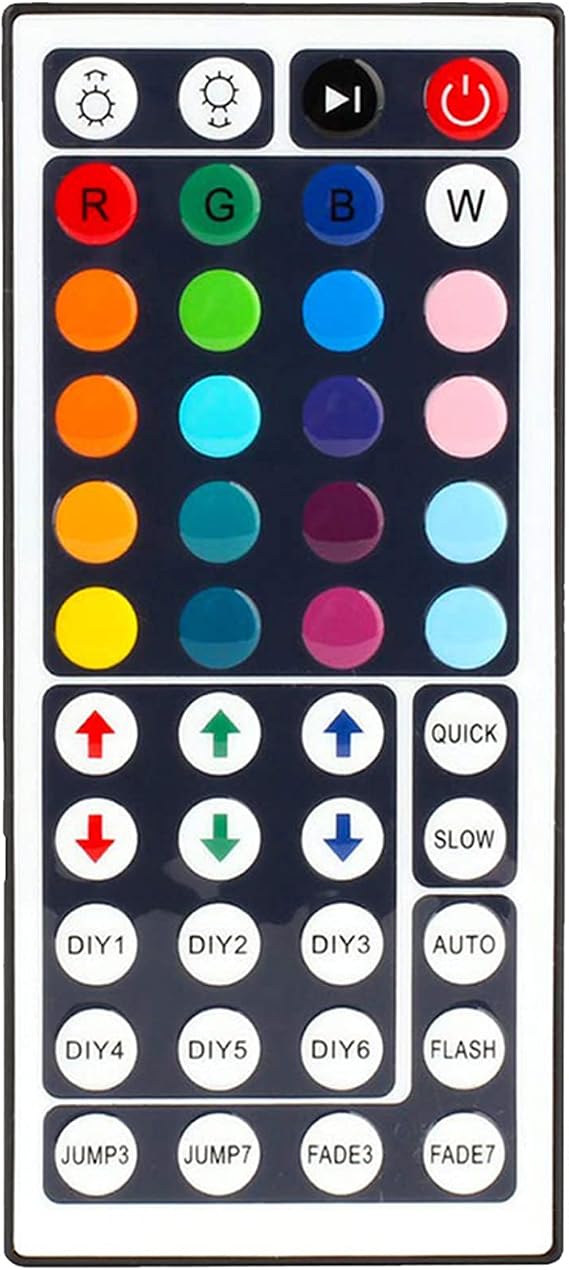 44 Key RGB LED Light Strip Remote Controller Led Light Remote Replacement for SMD 5050 2835 3528 Led Strip Lights