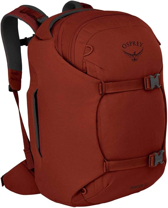 Osprey Porter 30 Travel Backpack, Umber Orange, One Size