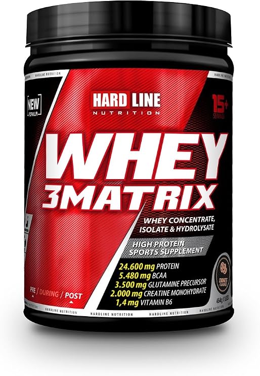 Hardline Nutrition Whey 3Matrix Kurabiyeli 454 Gr