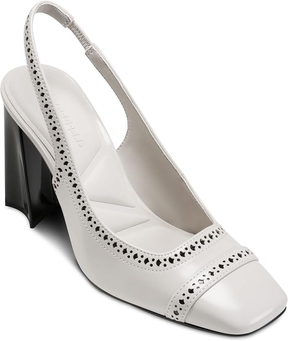 Karl Lagerfeld Women's Siofra Closed Toe Slingback Pump