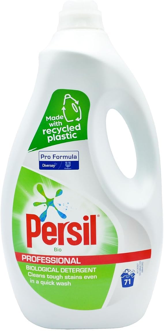 Persil Bio Liquid Laundry Detergent 5L – Professional Washing Liquid for Tough Stains & Deep Cleaning | High Efficiency Laundry Soap for Whites and Colours Bulk Washing Detergent