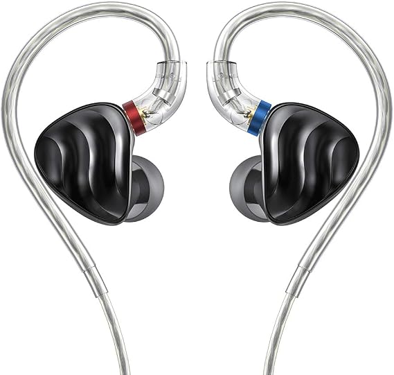 FIIO FH3 HiFi Earphones 3 Drivers (1 Dynamic + 2 Knowles BA), in-Ear Earphones High Resolution, Bass Sound, High Fidelity for Smartphone/PC/Tablet