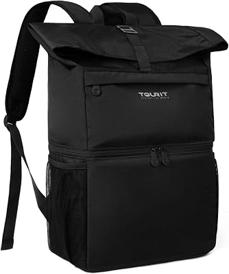TOURIT Cooler Backpack Insulated Backpack with Cooler Compartment for Beach