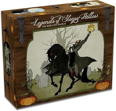 Greater Than Games | Legends of Sleepy Hollow | Cooperative Board Game | Horror Storytelling Campaign | 1 to 4 Players | 30 Minutes | Ages 12
