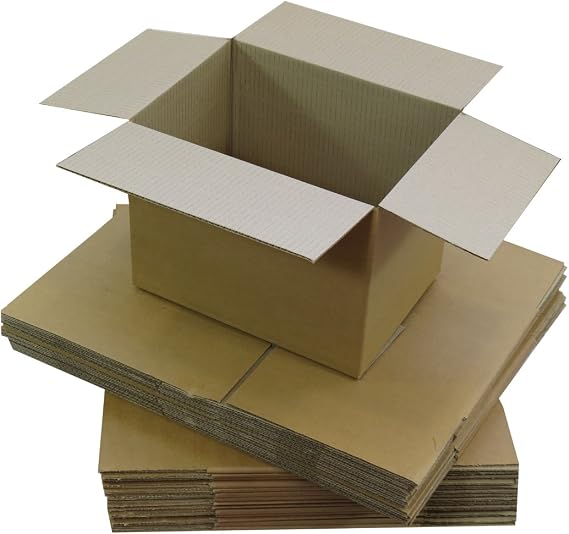 Triplast 203 x 152 x 152mm Small Single Wall 8x6x6" Shipping Mailing Postal Gift Cuboid Cardboard Boxes (Pack of 75)