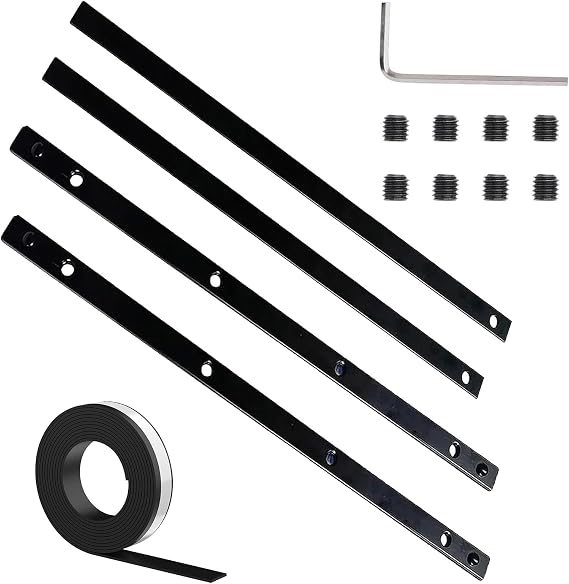 2 Set Guide Rail Connector Kit with Guide Rails Track Tape, P-45777 Circular Saw Guiding Rail Accessories for Plunge Saw Track Joining