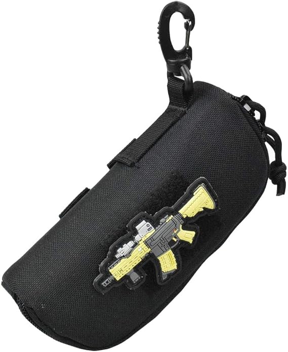 Sunglasses Hard Case Tactical Molle Eyeglasses Sturdy Portable Carrying Case
