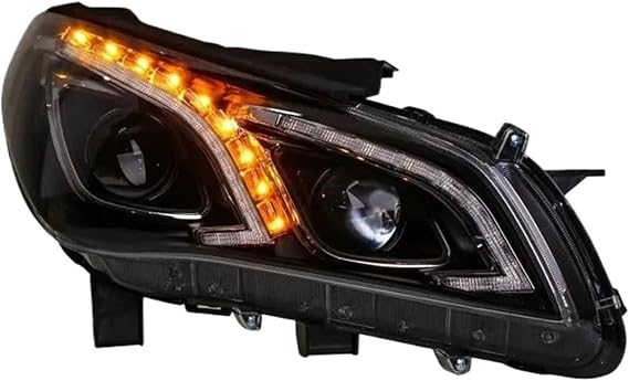 Headlight Assembly Car Headlamp For Hyundai For Sonata 9 MK9 2016-2019 Xenon Lamp Modified Dual Lens Upgrade LED Daytime Running Light Car Headlight